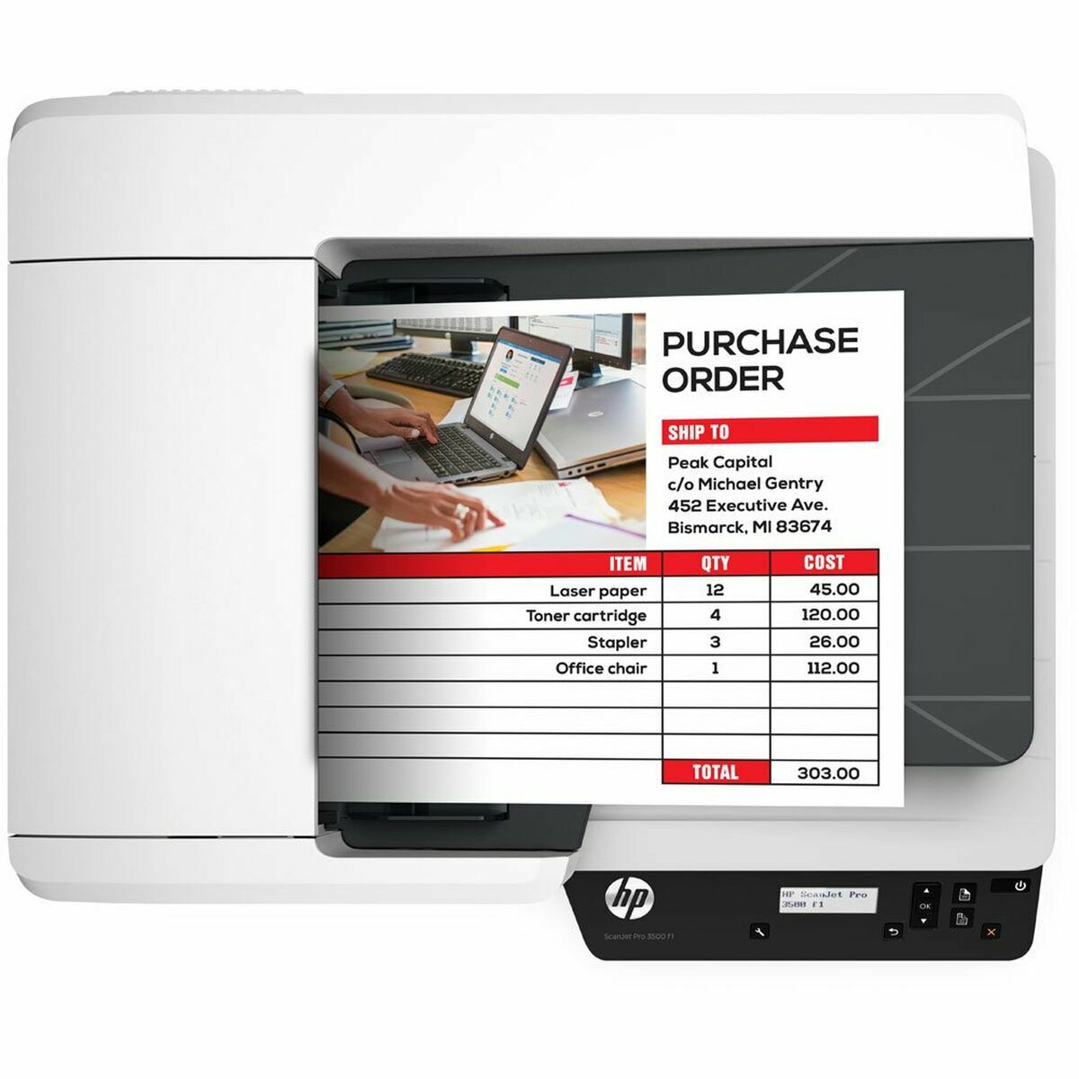 Accesorio para Escáner HP ScanJet Pro 3500 f1/4500 fn1