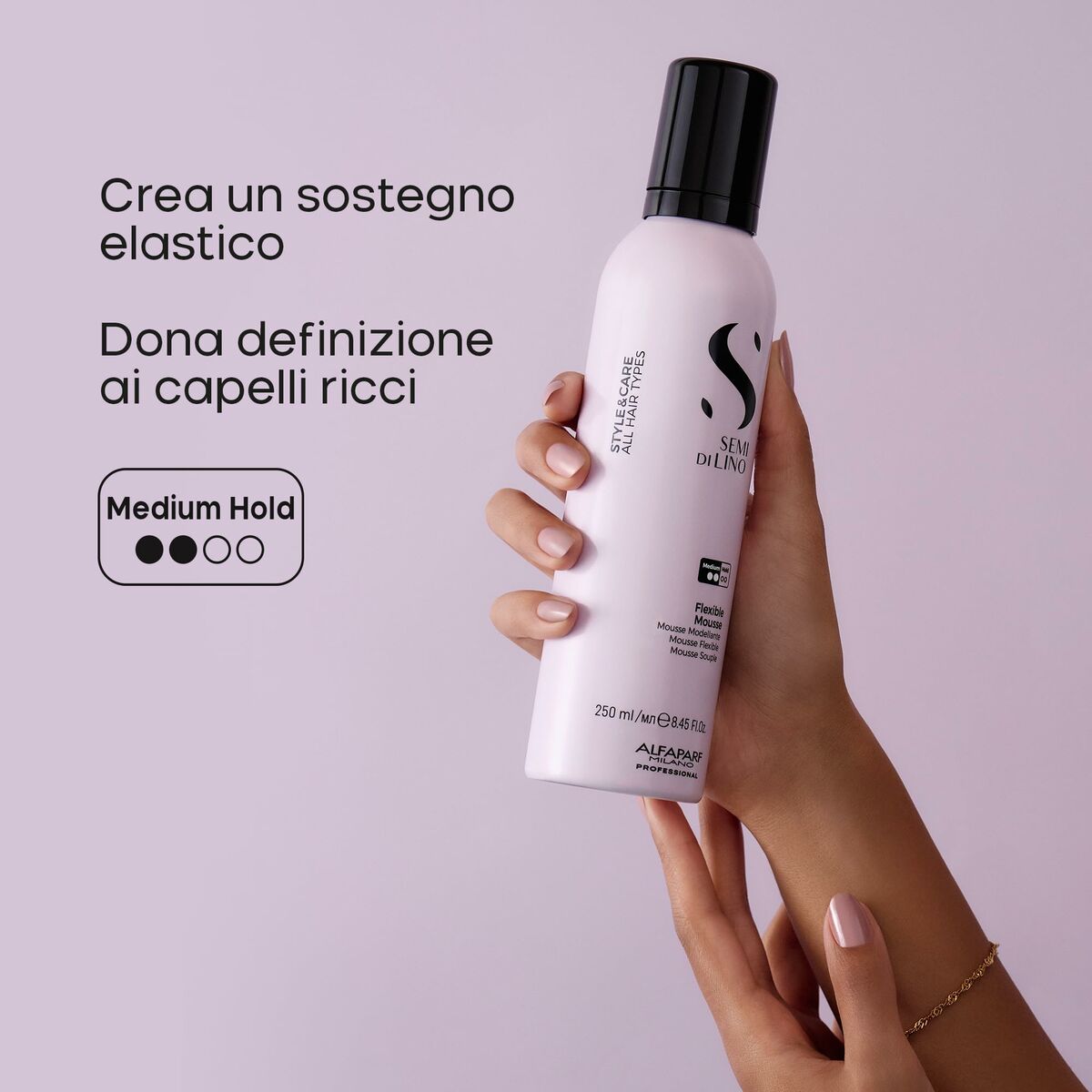 Espuma Moldeadora Alfaparf Milano STYLE & CARE 250 ml