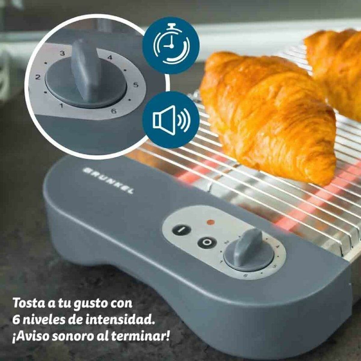 Tostadora Grunkel TSP-MINISIZE Azul 300 W