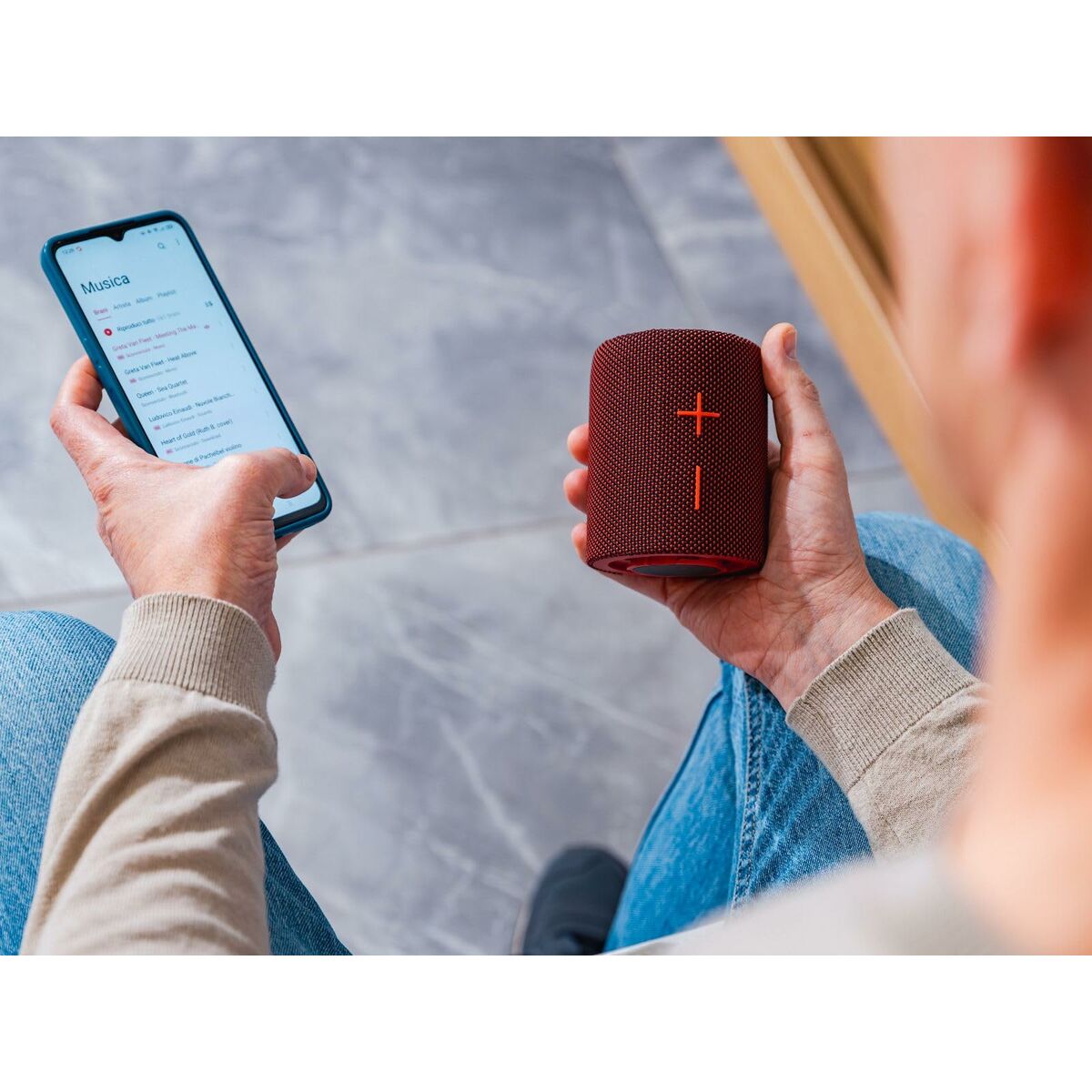 Altavoz Portátil Trevi Trevi XR 8A44 DOUBLE Rojo