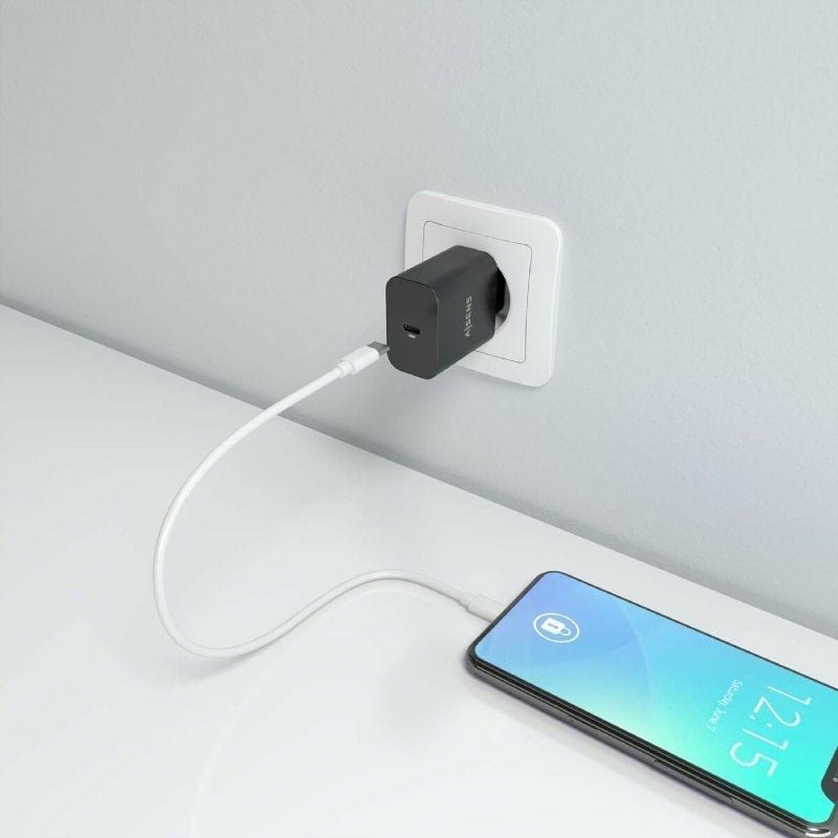 Cargador de Pared Aisens A110-0939 Negro 20 W