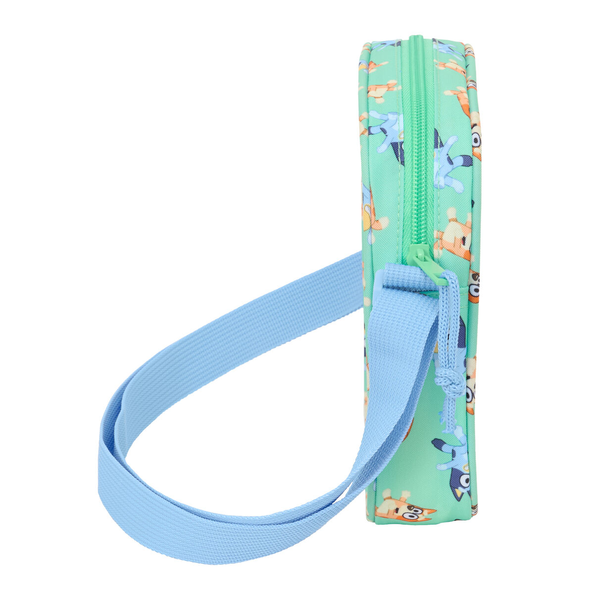 Bolso Bandolera Bluey Sisters Verde 16 x 18 x 4 cm