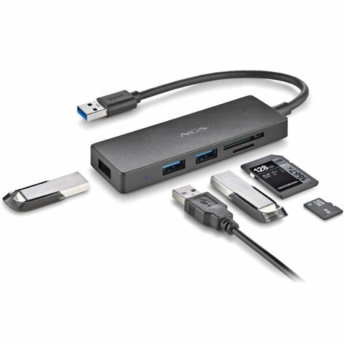Hub USB NGS IHUBREADER USB x 3