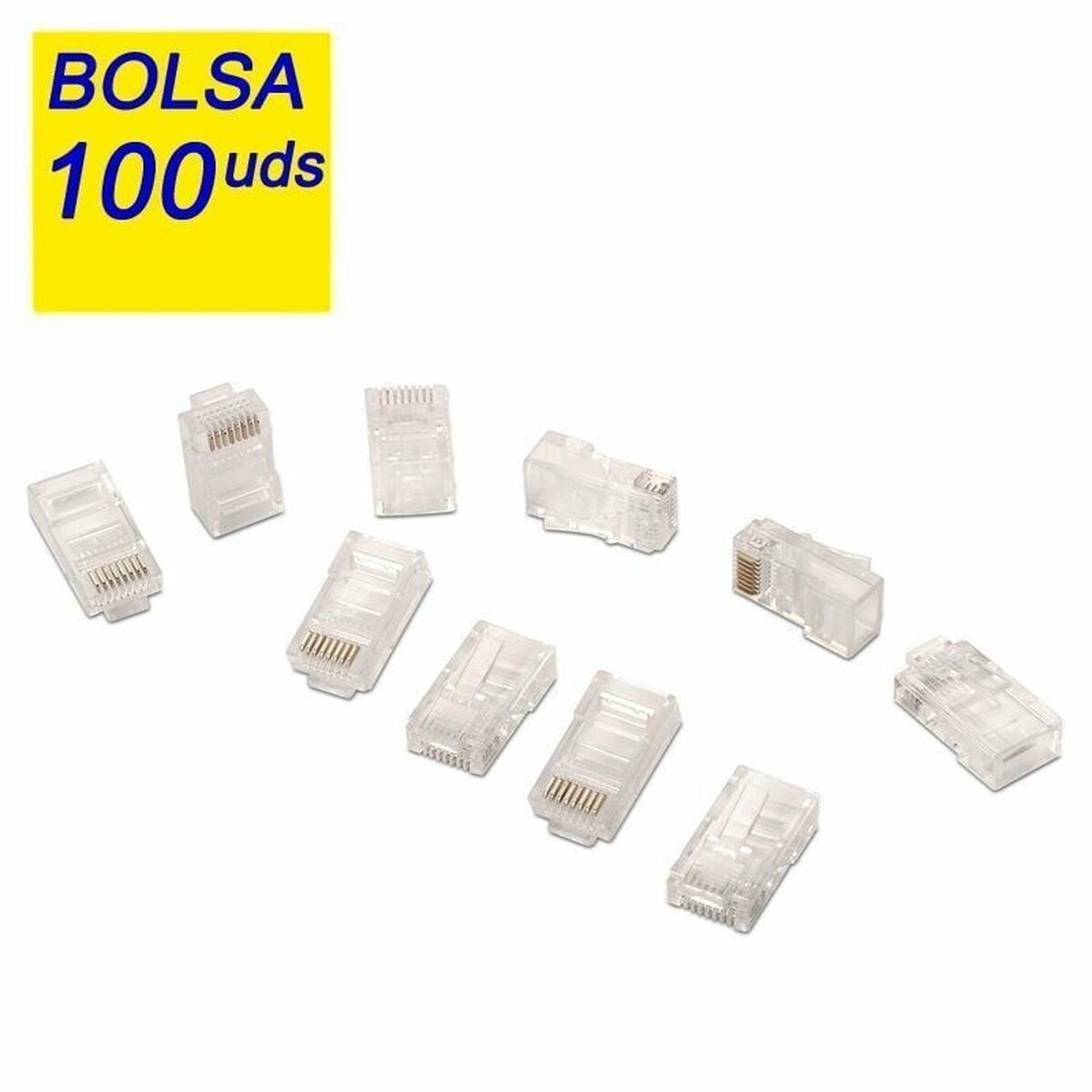 Conector RJ45 Aisens A138-0292 Transparente 100 Unidades