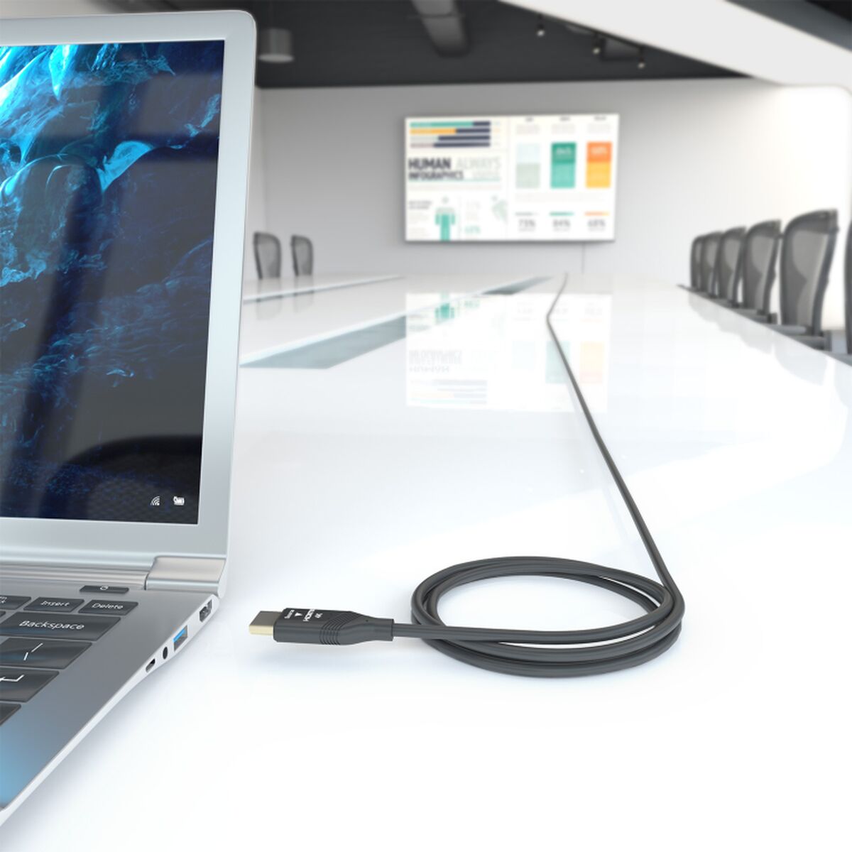 Cable HDMI Aisens A148-0930 Negro 20 m