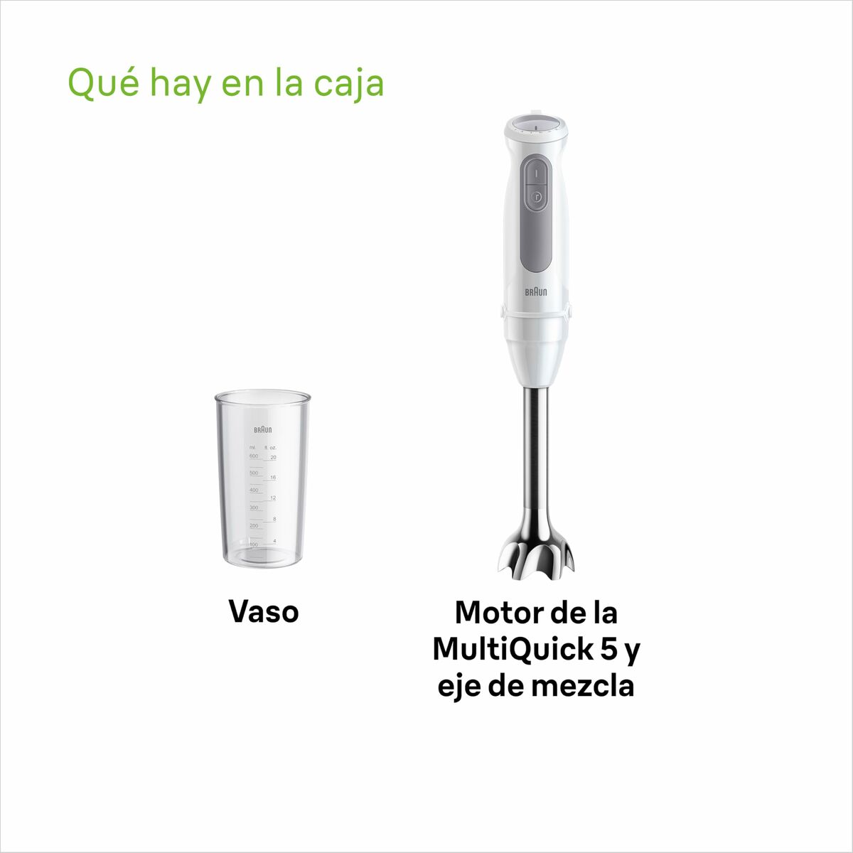 Batidora de Mano Braun MultiQuick 5 MQ 50001 M 1000 W Blanco