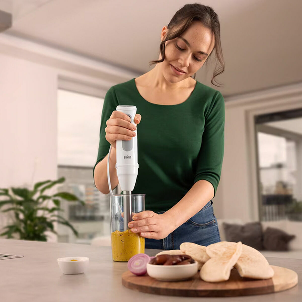 Batidora de Mano Braun MultiQuick 5 MQ 50001 M 1000 W Blanco