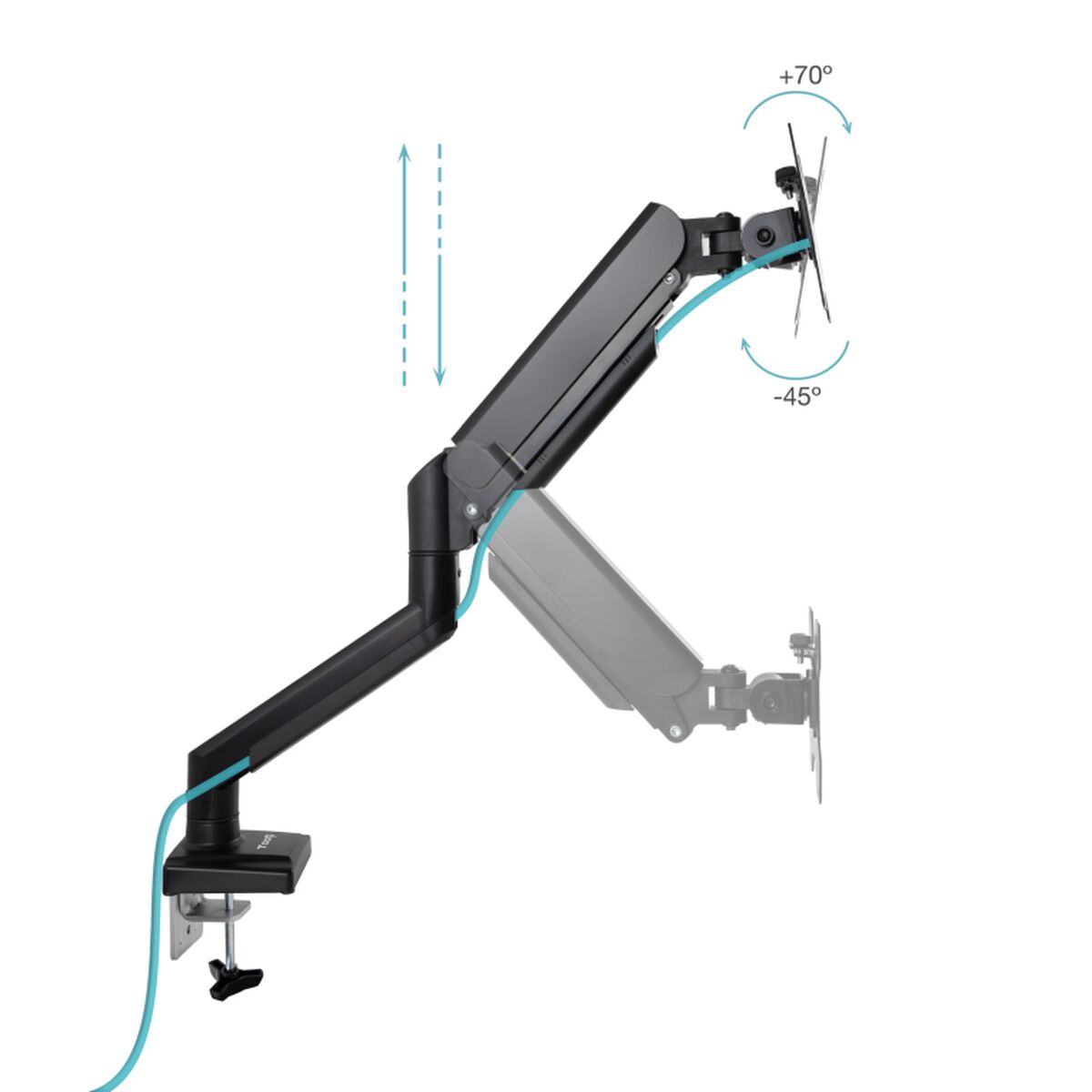Soporte TV TooQ DB1334TNR-B 13" 10 kg