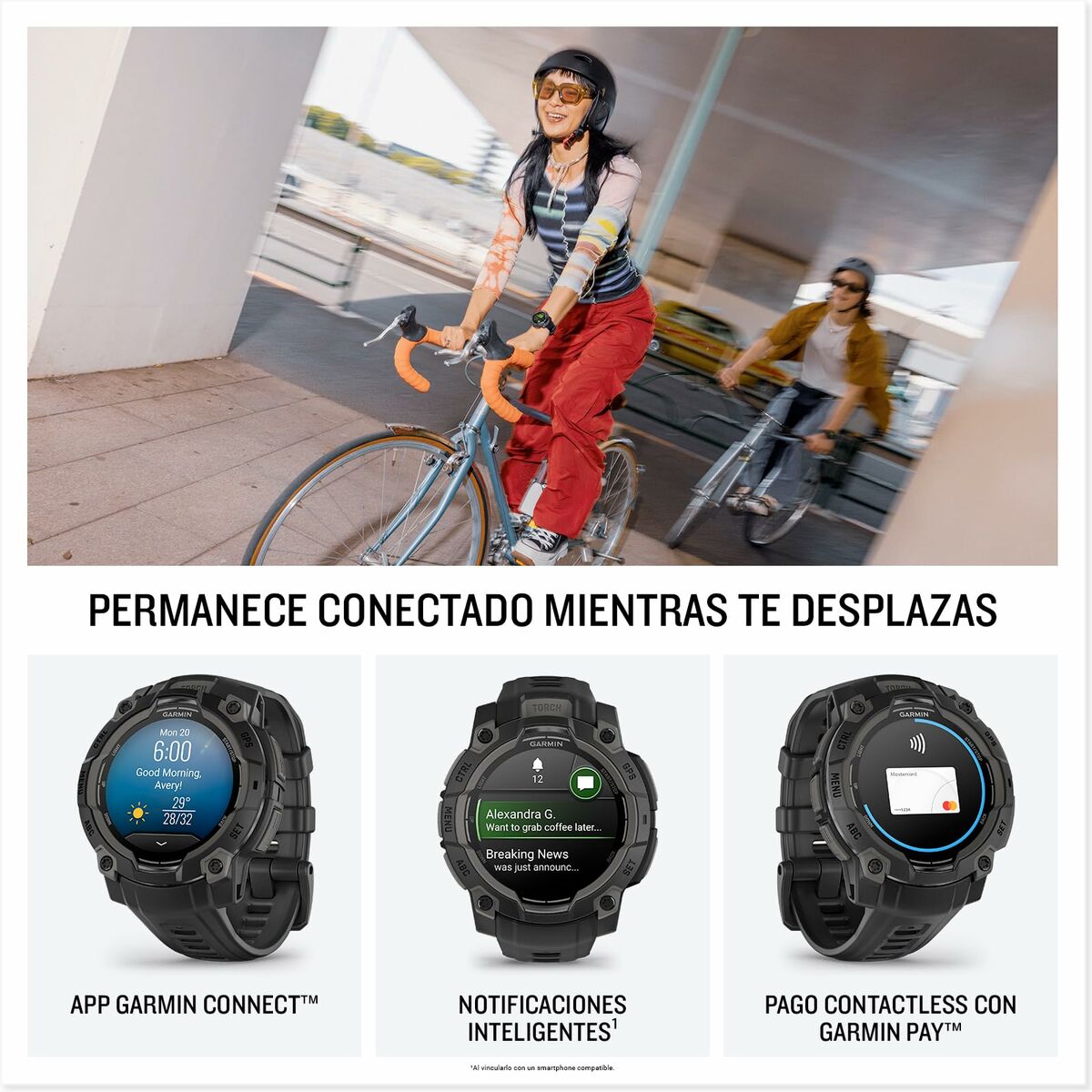 Smartwatch GARMIN 010-02933-01 Lima 1,2" 0,9" 45 mm