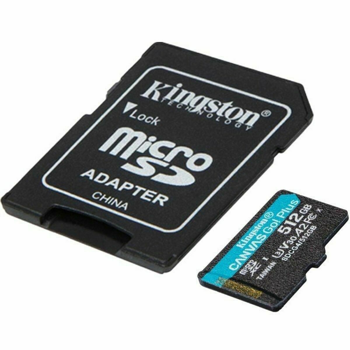 Tarjeta de Memoria Micro SD con Adaptador Kingston CANVAS Go! Plus 512GB microSD XC 512 GB