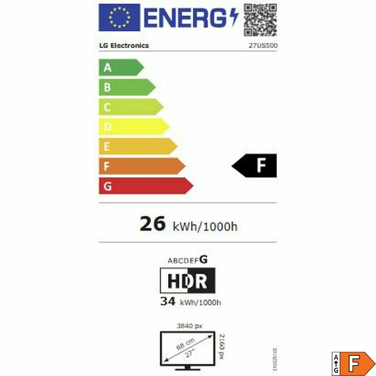 Monitor Gaming LG 27US500-W 4K Ultra HD 27"