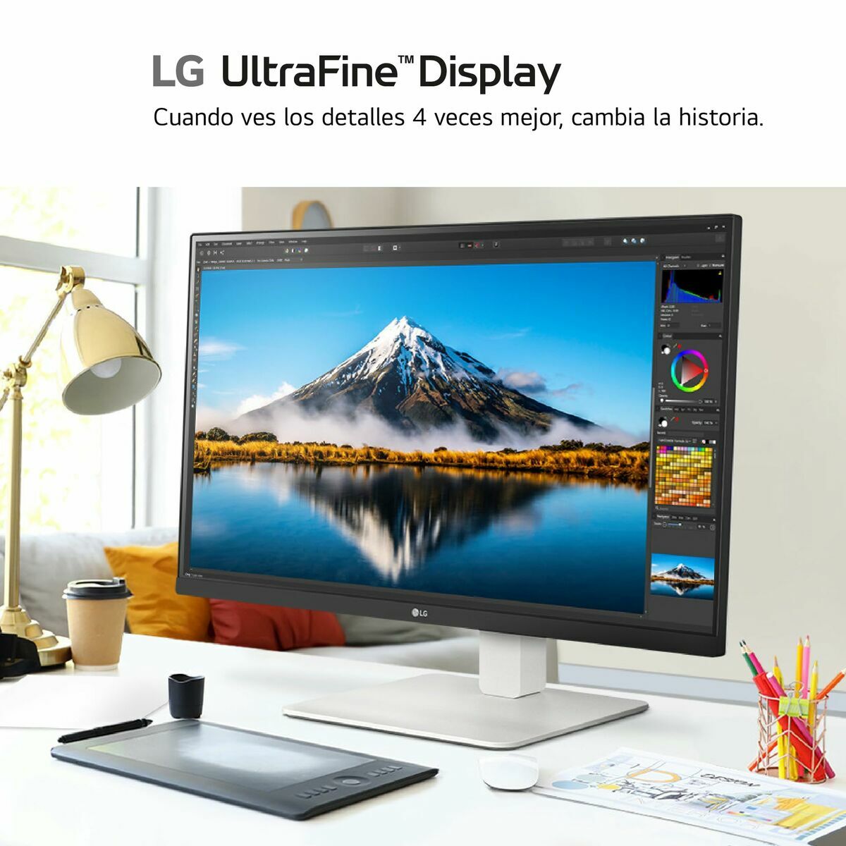 Monitor Gaming LG 27US550-W 4K Ultra HD 27"