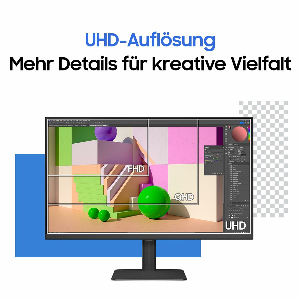 Monitor Gaming Samsung LS32D800UAUXEN 4K Ultra HD 32"