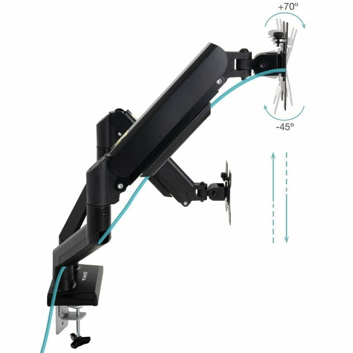 Soporte TV TooQ DB1434TNR-B 34" 13"