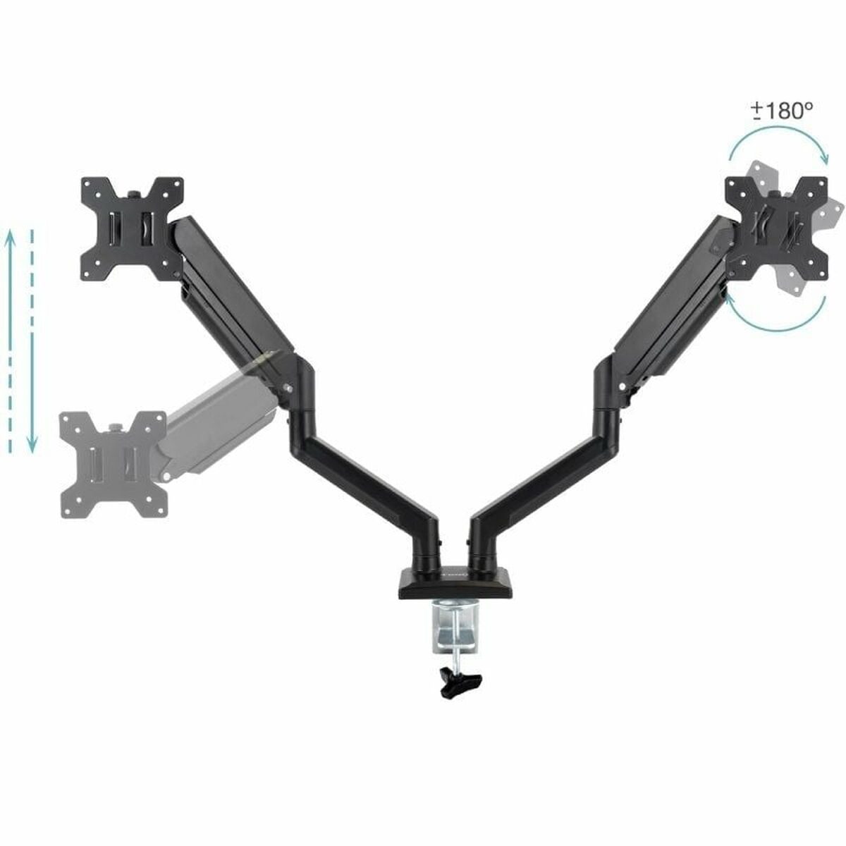 Soporte TV TooQ DB1434TNR-B 34" 13"