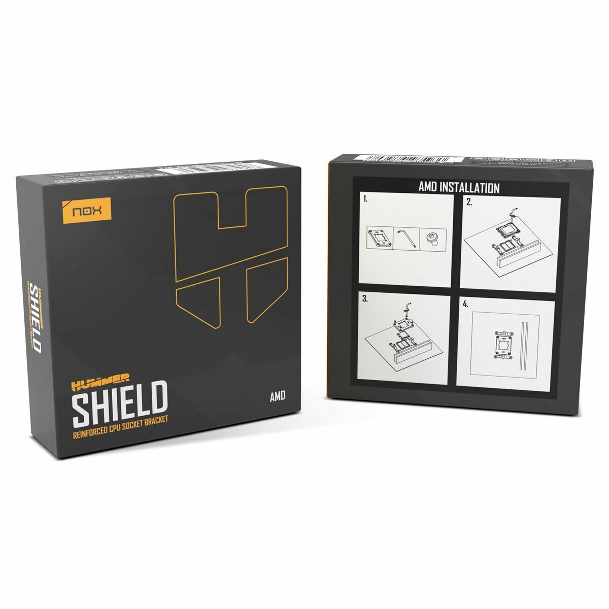 Base de Refrigeración para Portátil Nox-Xtreme NXHUMMERSHIELDAMD Negro