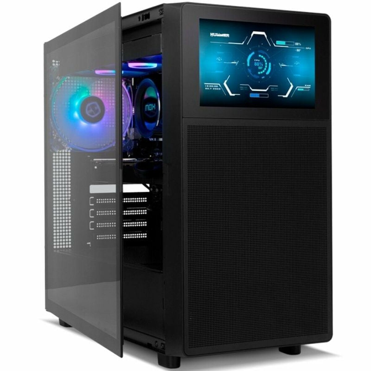 Caja Micro ATX Nox-Xtreme NXHUMMERBIOS Negro