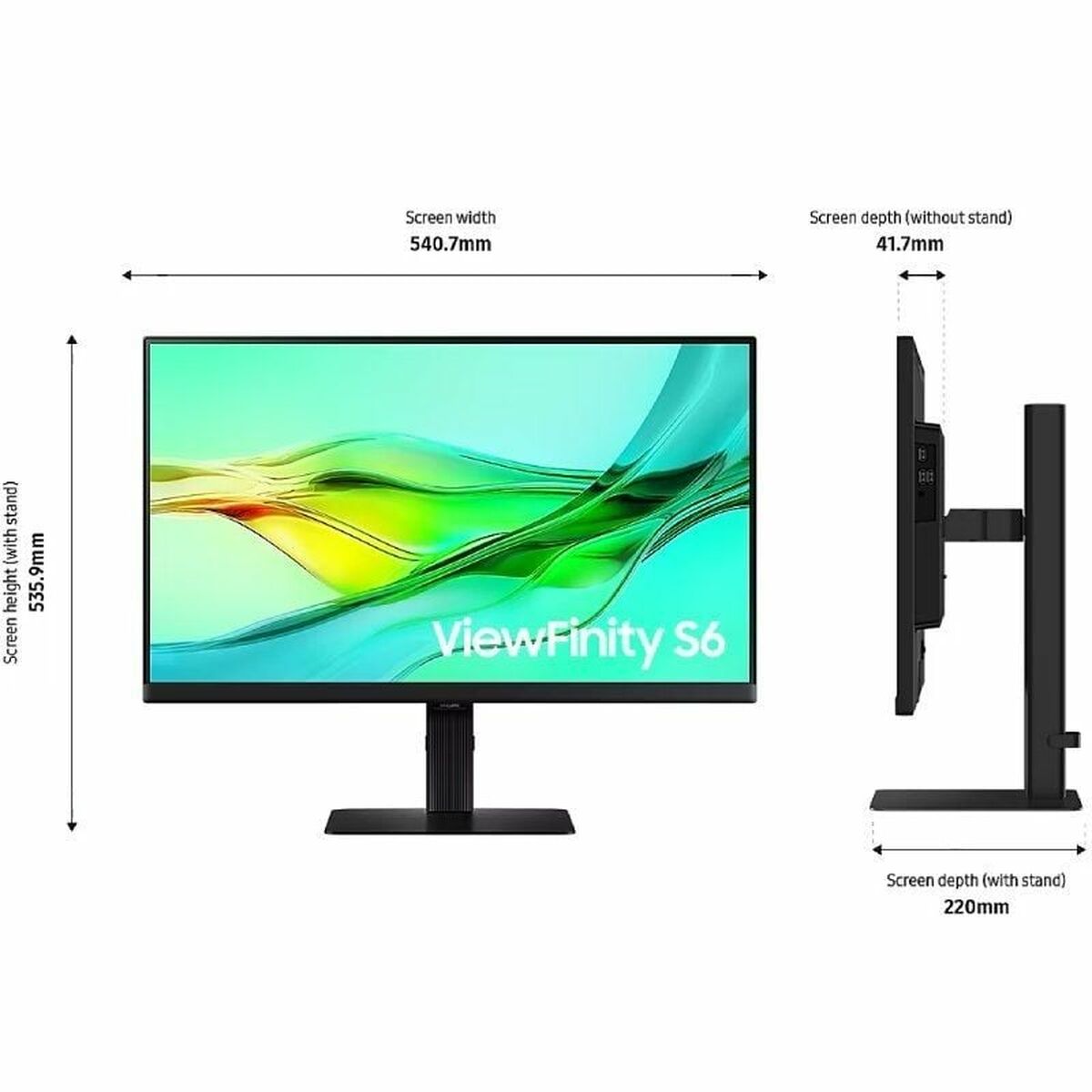 Monitor Samsung LS24D600UAUXEN Quad HD 24"