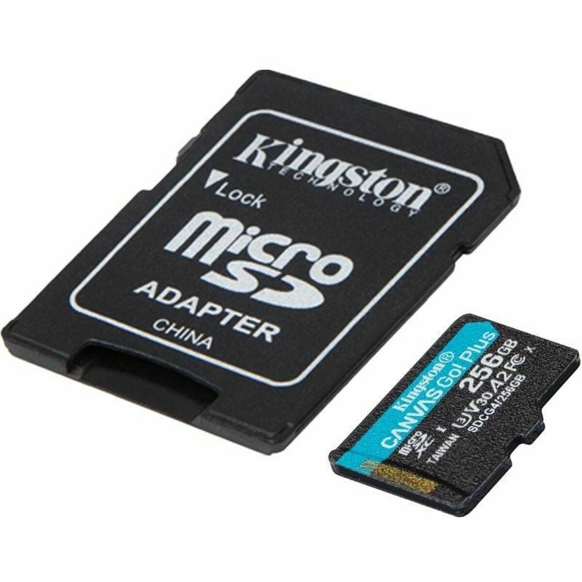 Tarjeta de Memoria Micro SD con Adaptador Kingston CANVAS Go! Plus 256 GB
