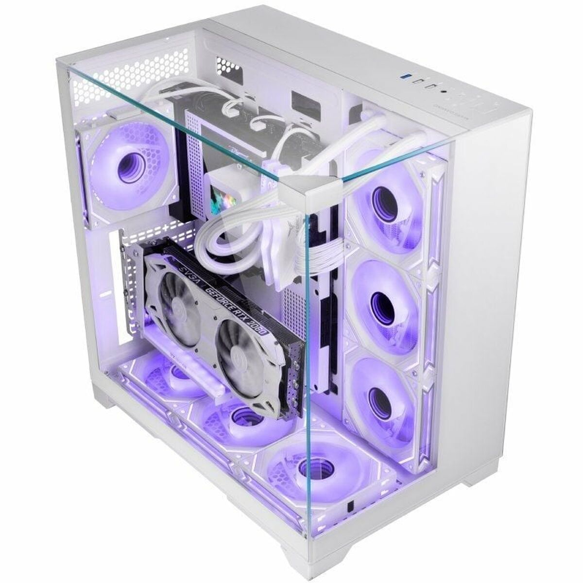 Caja Minitorre Micro ATX / ITX Mars Gaming MCVISIONW Blanco