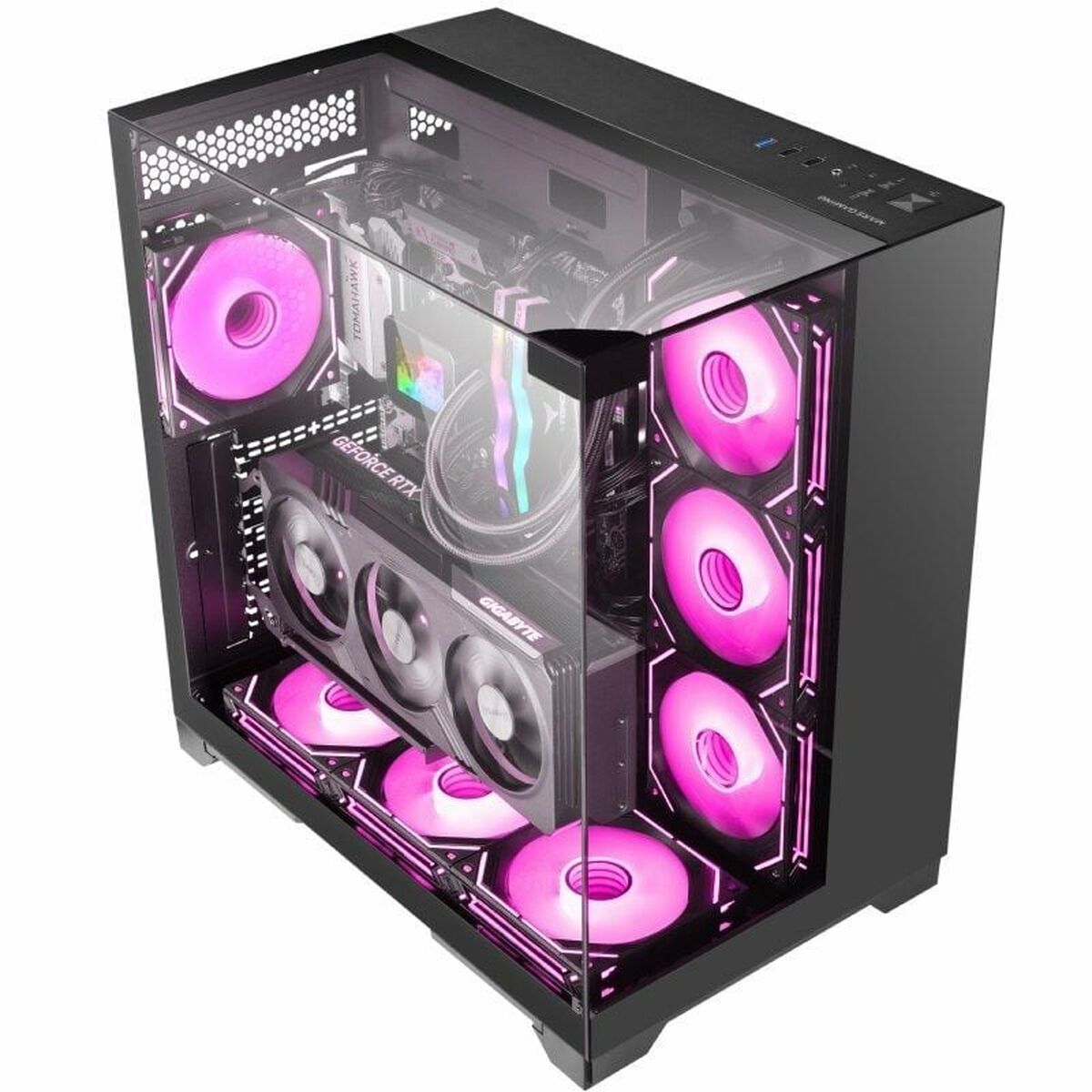 Caja Minitorre Micro ATX / ITX Mars Gaming MCVISION Negro