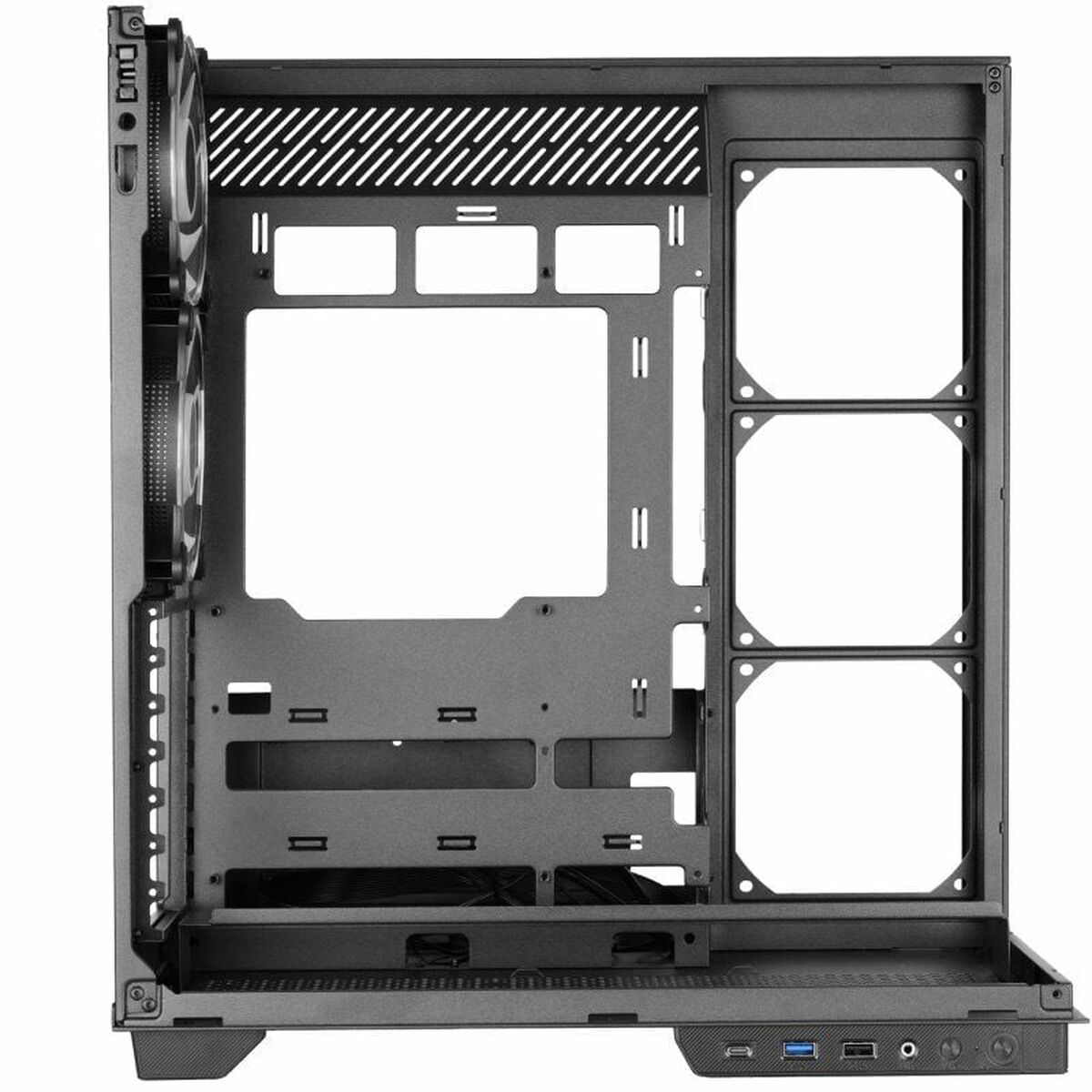 Caja Semitorre ATX Mars Gaming MC3GF Negro