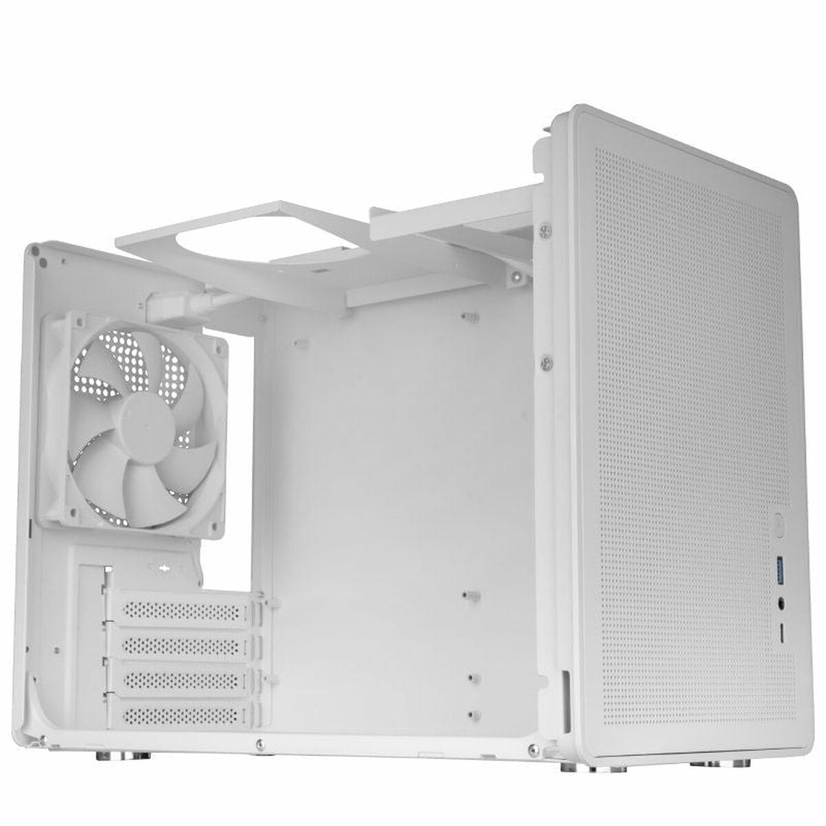 Caja Minitorre Micro ATX / ITX Mars Gaming MCXPROW Blanco