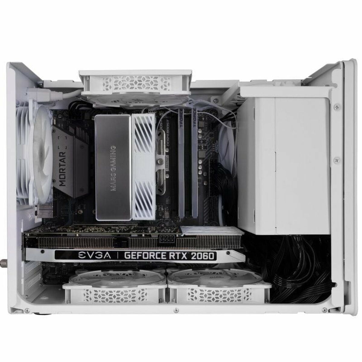 Caja Minitorre Micro ATX / ITX Mars Gaming MCXPROW Blanco