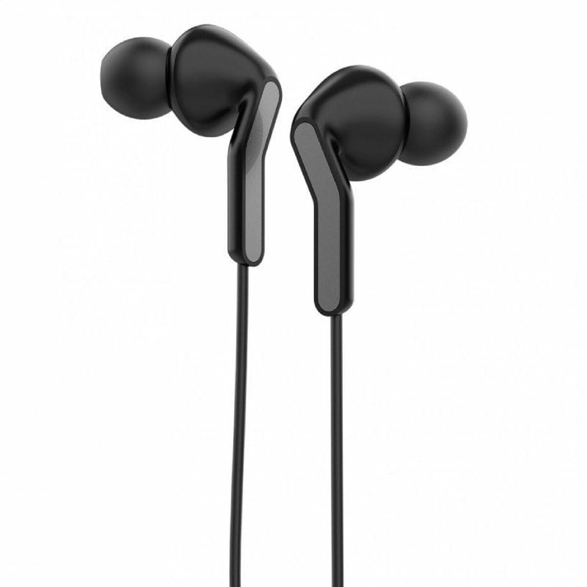 Auriculares con Micrófono Muvit MCHPH0004 Negro