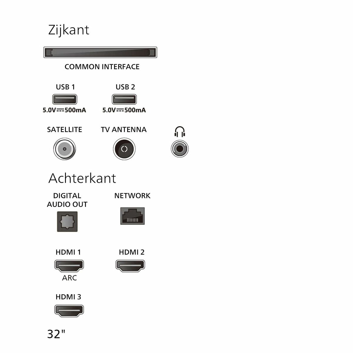 Smart TV Philips 32PHS6000/12 HD 32" LED HDR