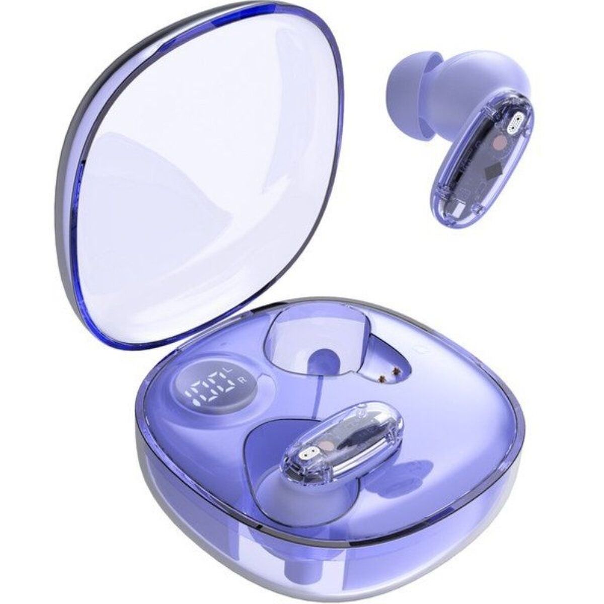 Auriculares Inalámbricos con Estuche de Carga Mars Gaming MHIB2PP Morado