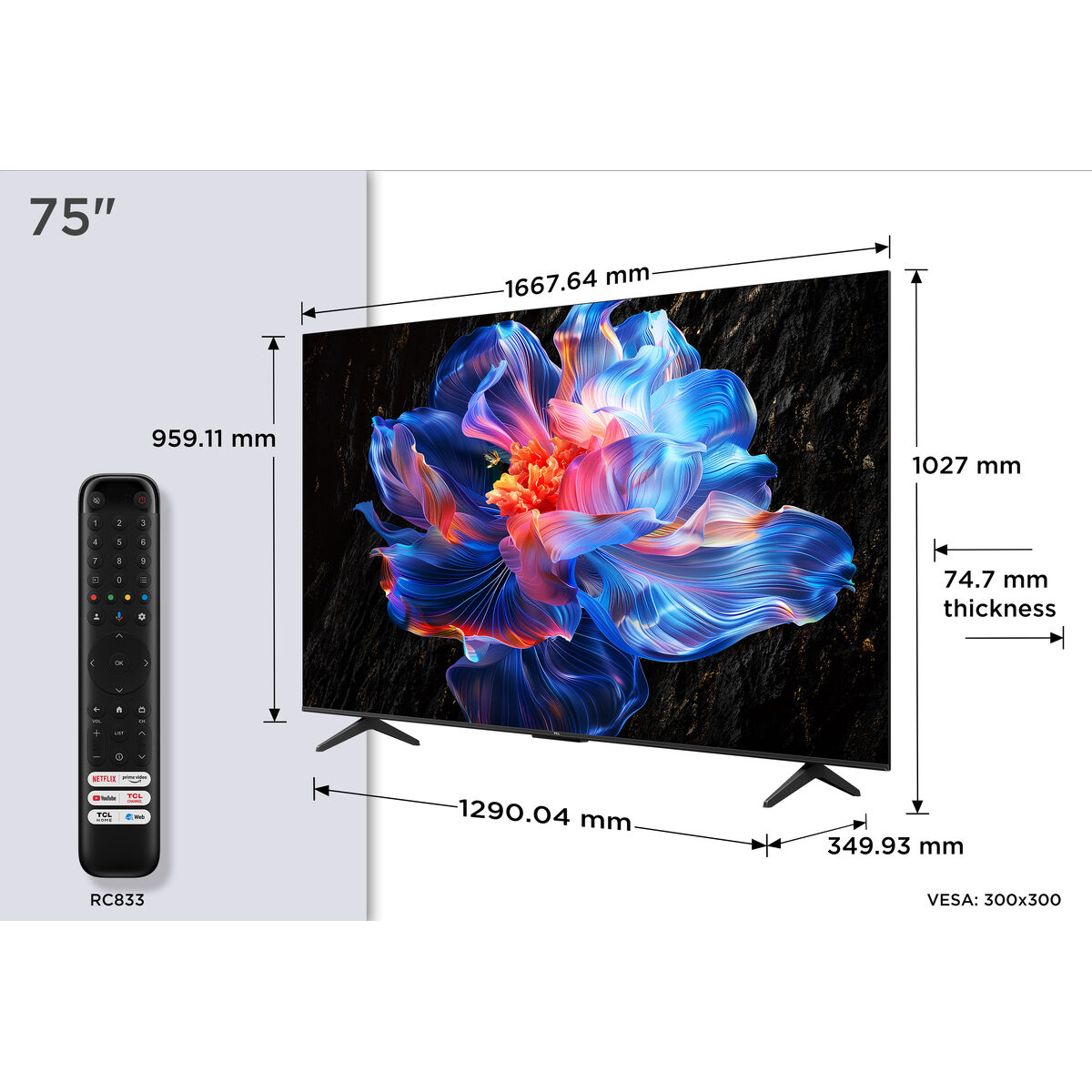 Smart TV TCL 75P6K 75" 4K Ultra HD LED HDR