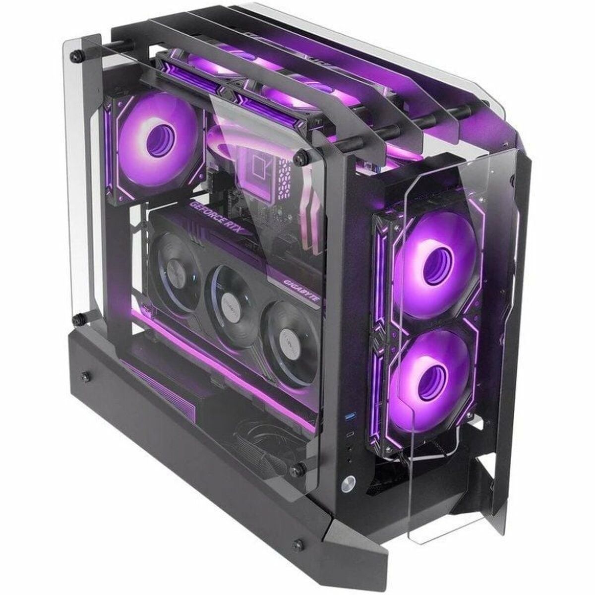 Caja Semitorre ATX Mars Gaming MCEDGE Negro