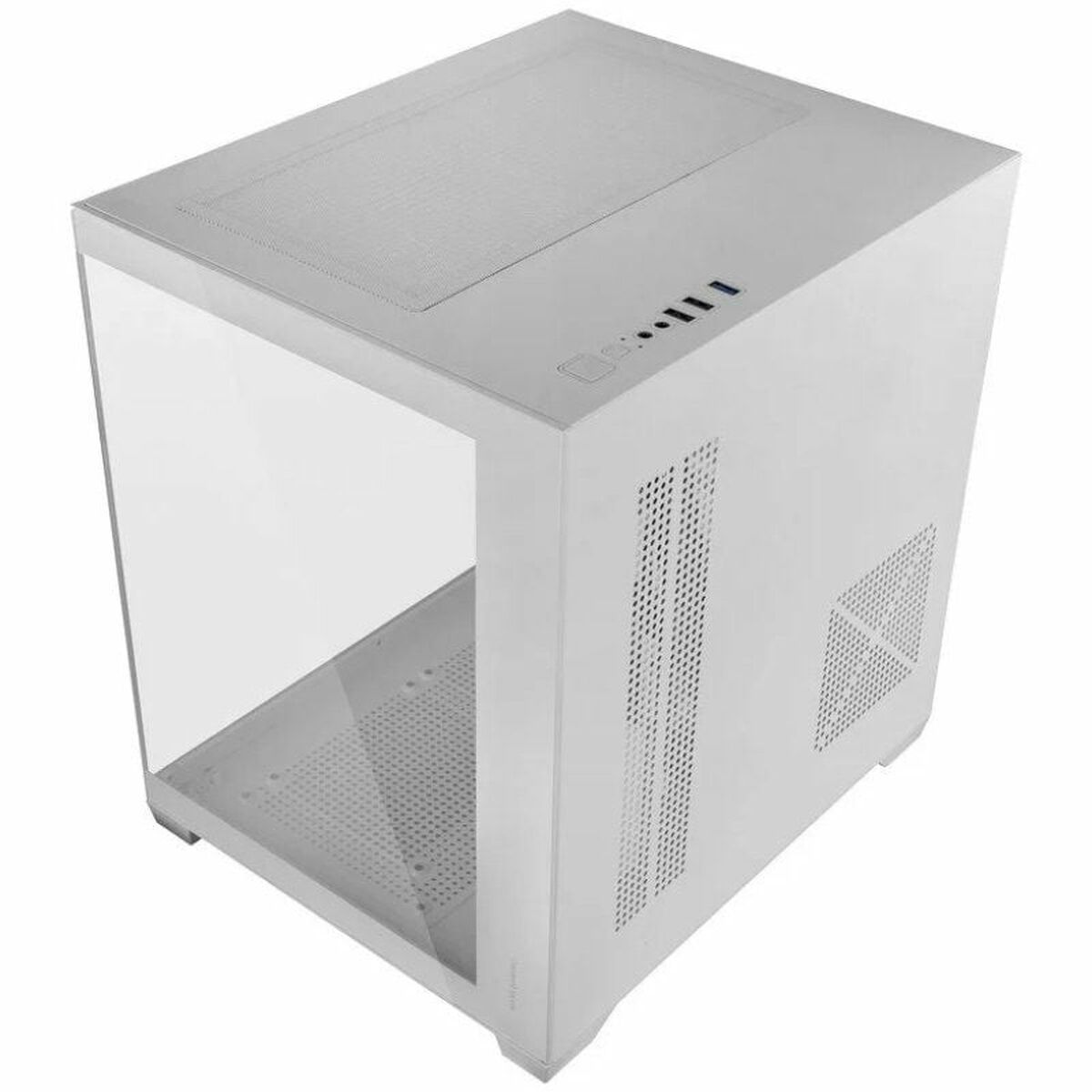 Caja Minitorre Micro ATX / ITX Mars Gaming MCVIEW2W Blanco