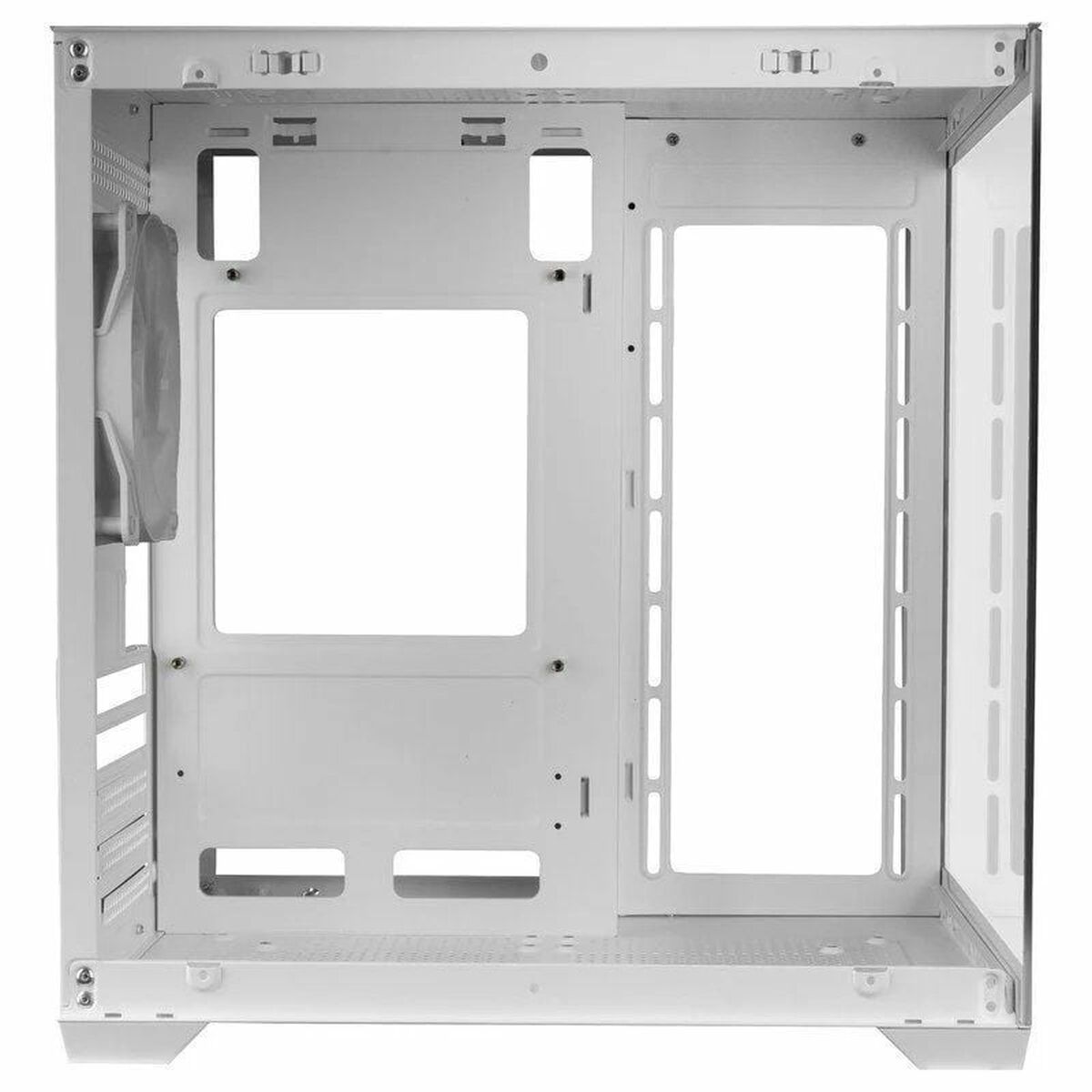 Caja Minitorre Micro ATX / ITX Mars Gaming MCVIEW2W Blanco