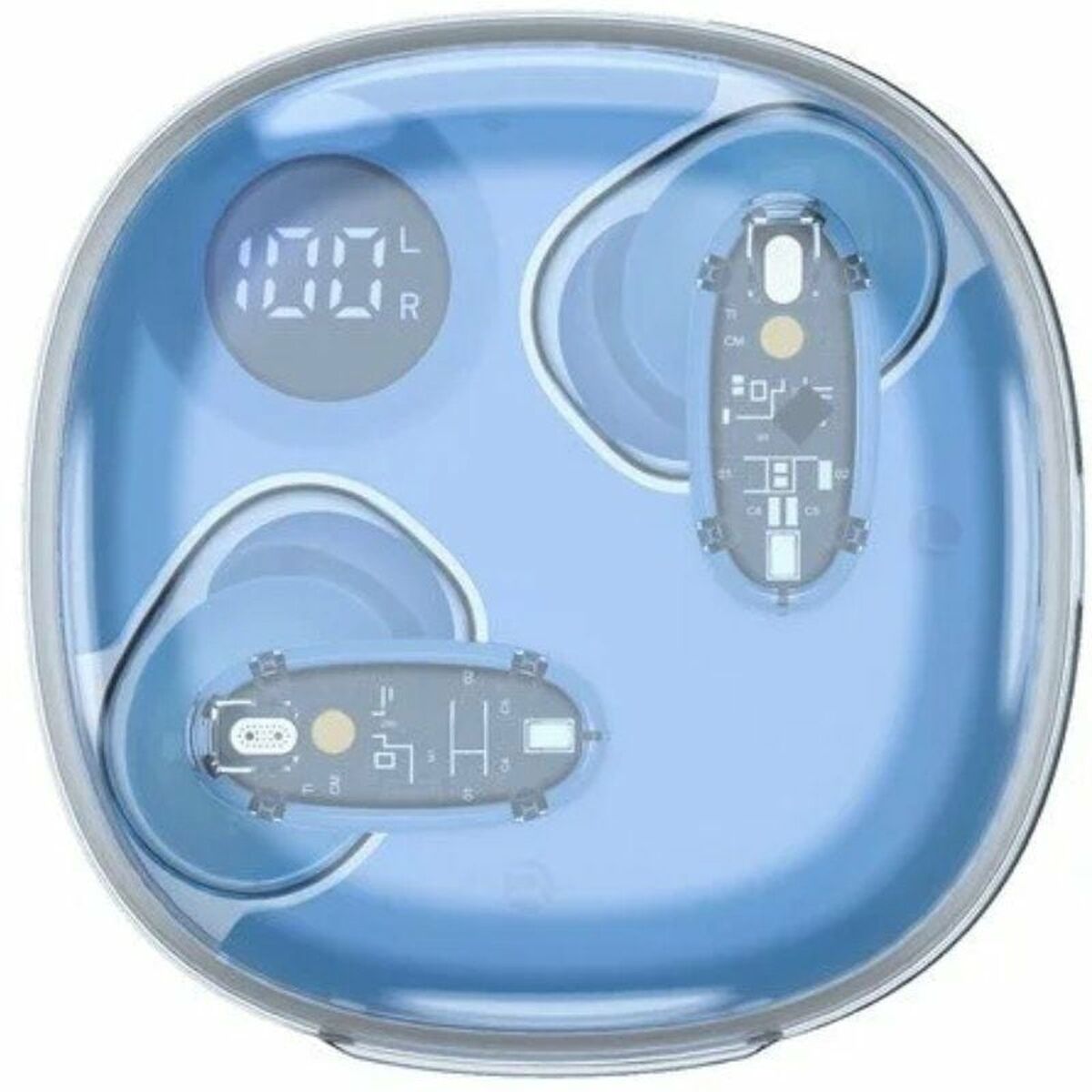 Auriculares Inalámbricos con Estuche de Carga Mars Gaming MHIB2BL Azul