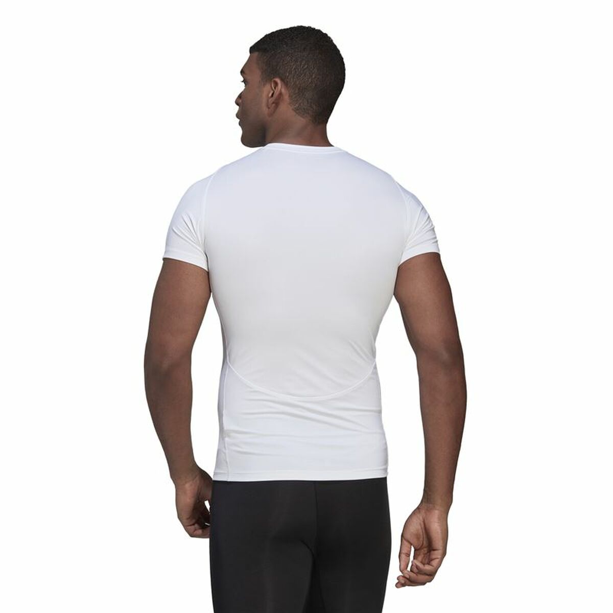 Camiseta de Manga Corta Hombre Adidas Techfit Training Blanco