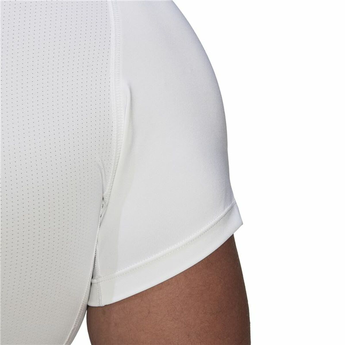 Camiseta de Manga Corta Hombre Adidas Techfit Training Blanco