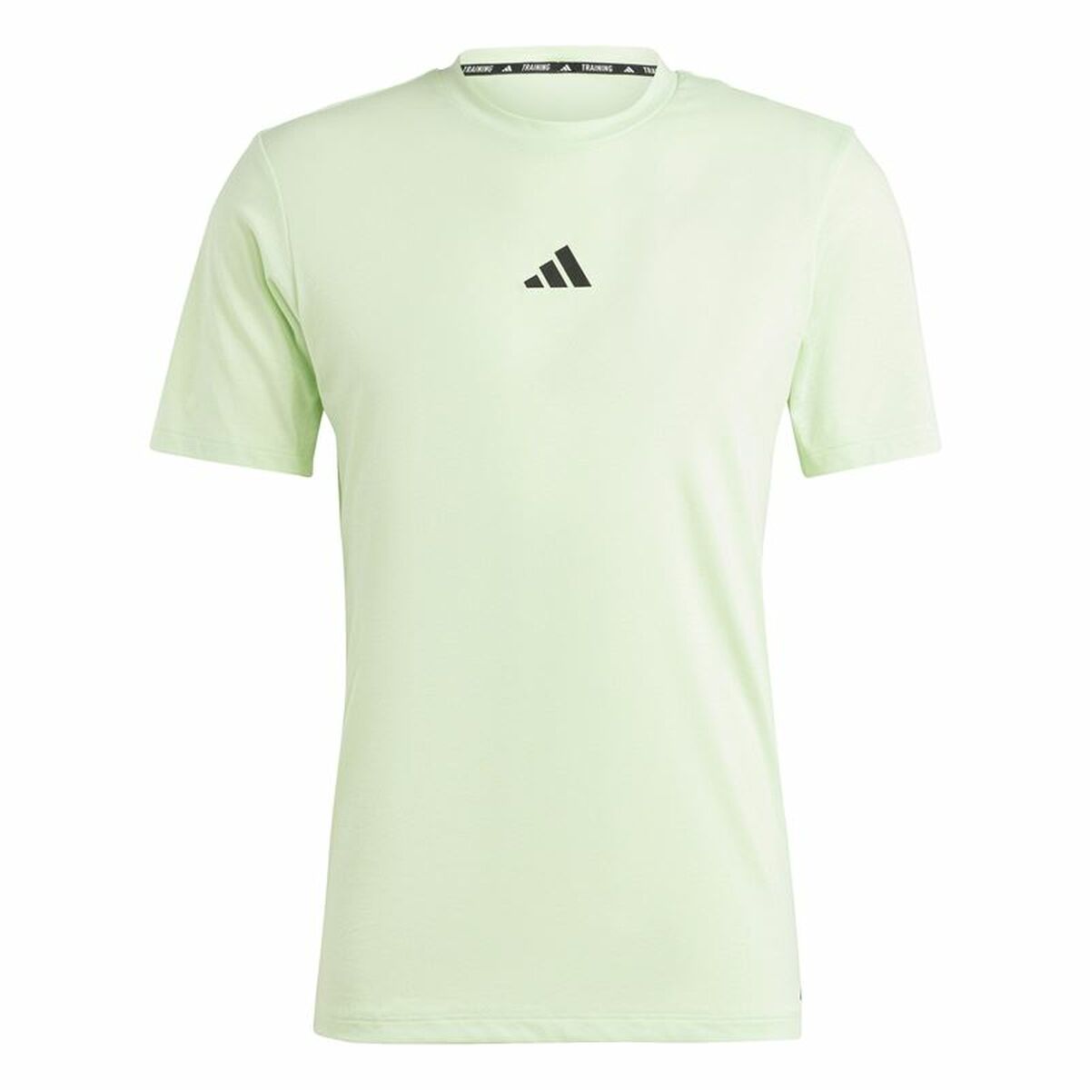 Camiseta de Manga Corta Hombre Adidas Essentials Wo Logo Verde limón