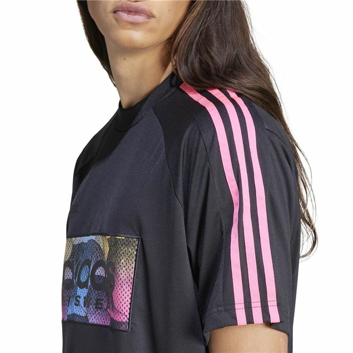 Camiseta de Manga Corta Hombre Adidas Tiro Aop