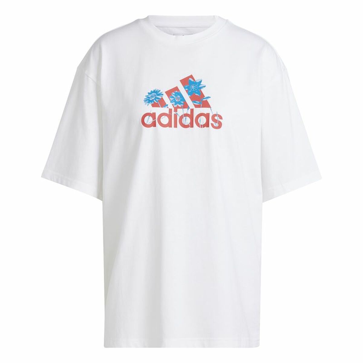 Camiseta de Manga Corta Mujer Adidas Flower Badge of Sports Gt
