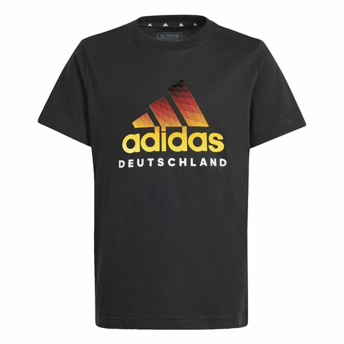 Camiseta de Manga Corta Adidas Deutschland Negro
