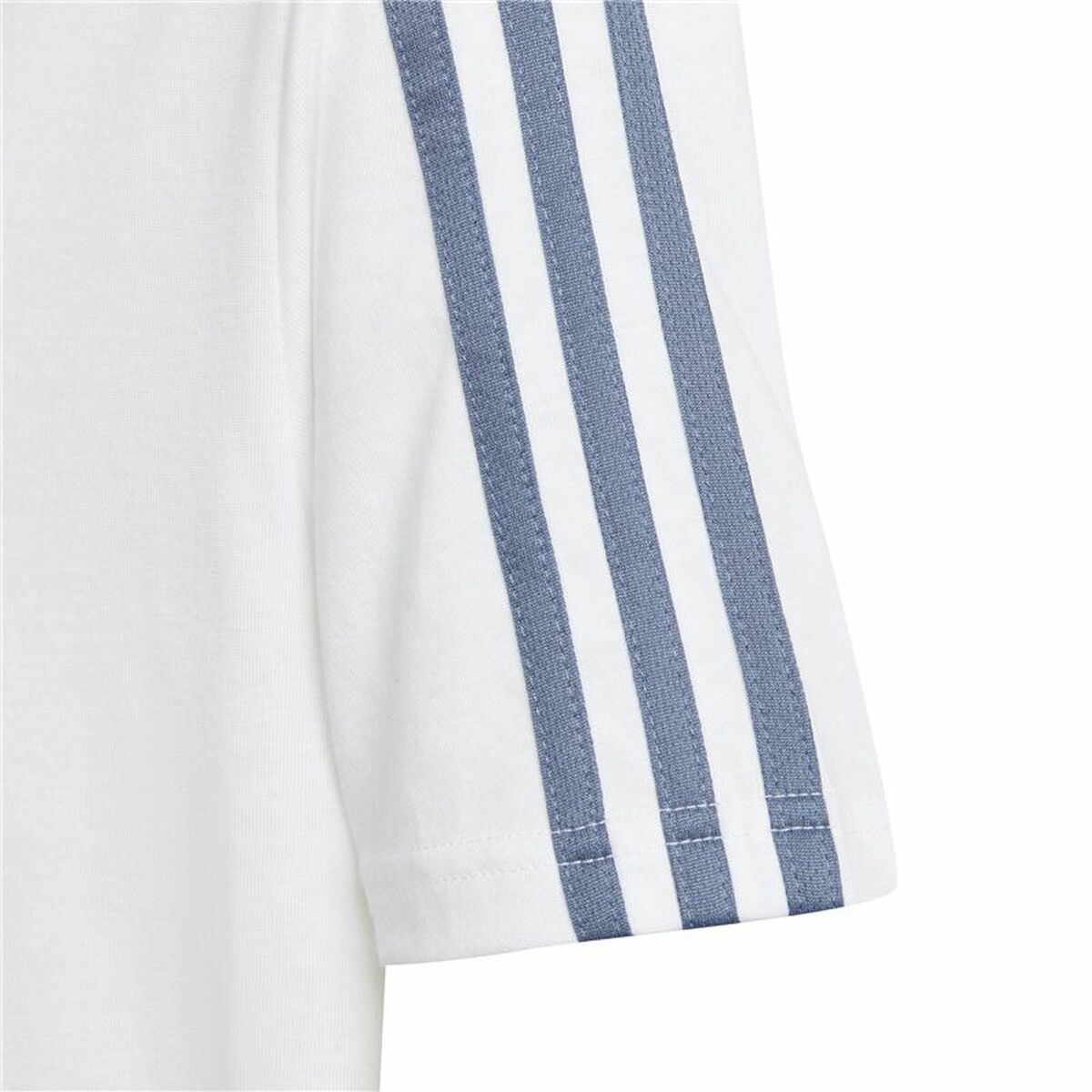 Camiseta de Manga Corta Infantil Adidas Essentials Blanco