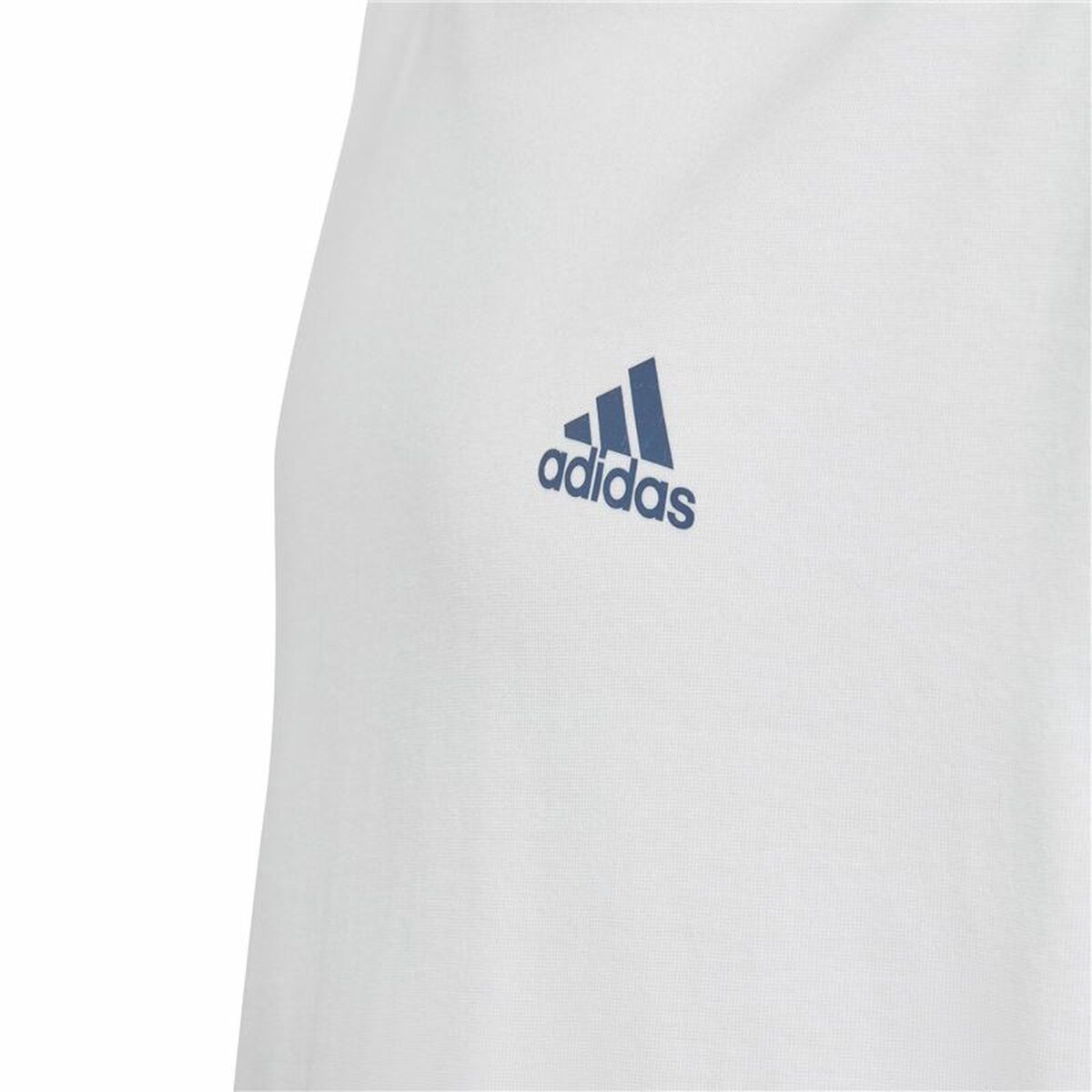 Camiseta de Manga Corta Infantil Adidas Essentials Blanco