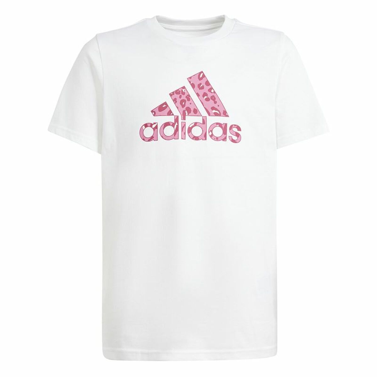 Camiseta de Manga Corta Infantil Adidas G Animal Blanco