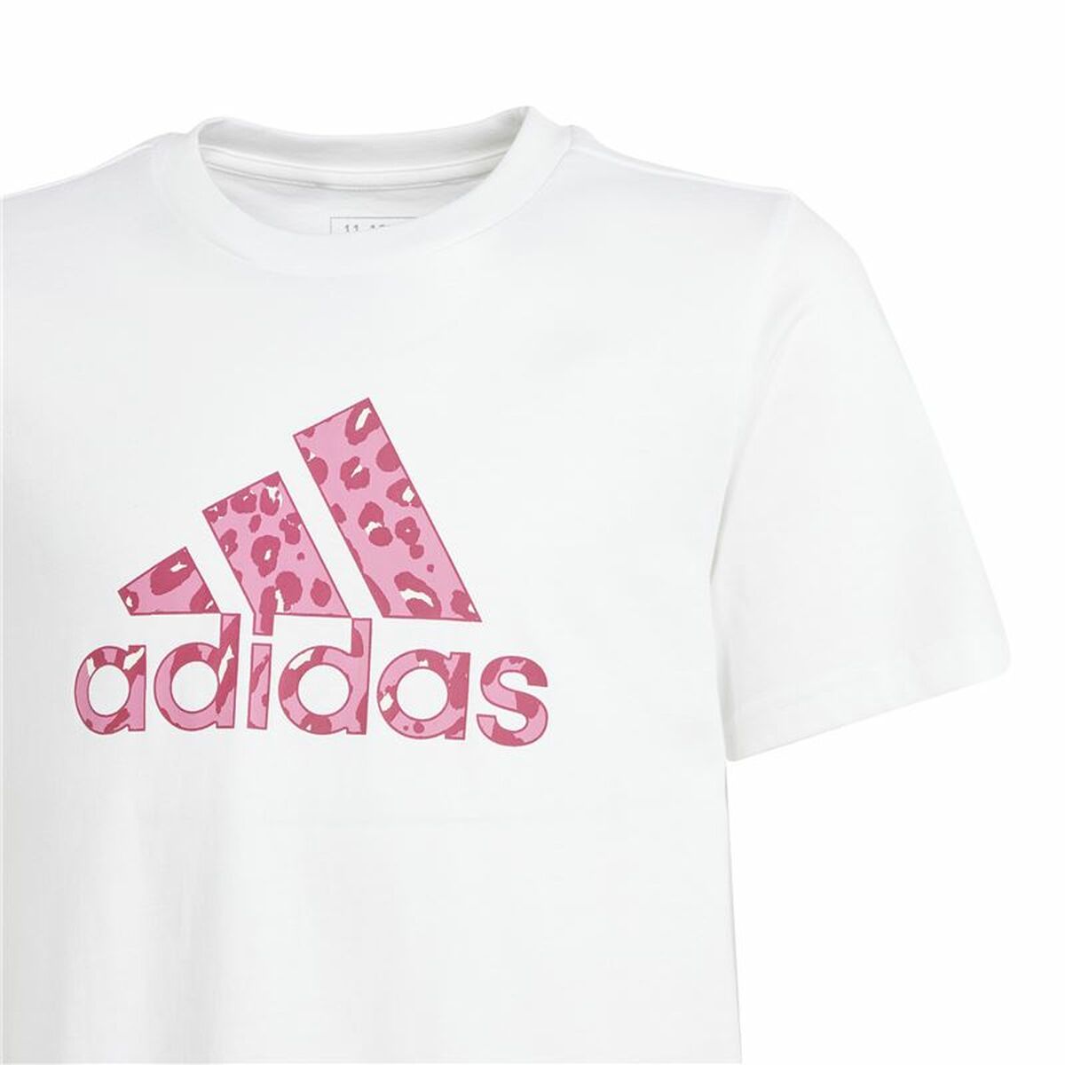 Camiseta de Manga Corta Infantil Adidas G Animal Blanco