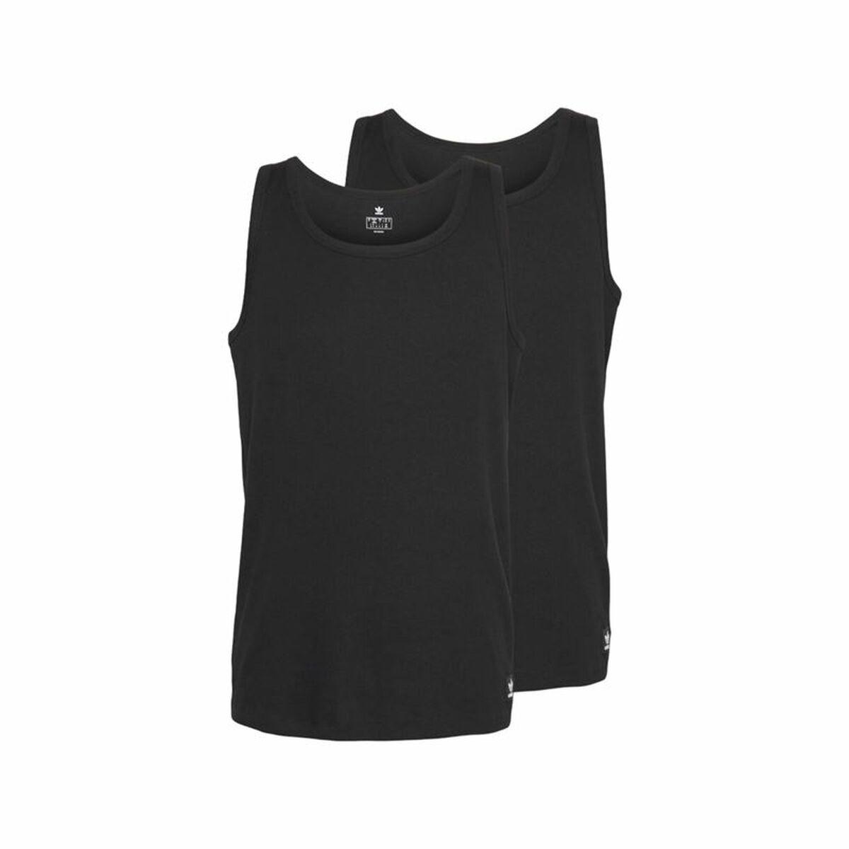 Camiseta de Tirantes Hombre Adidas Active Flex Cotton Negro 2 Unidades
