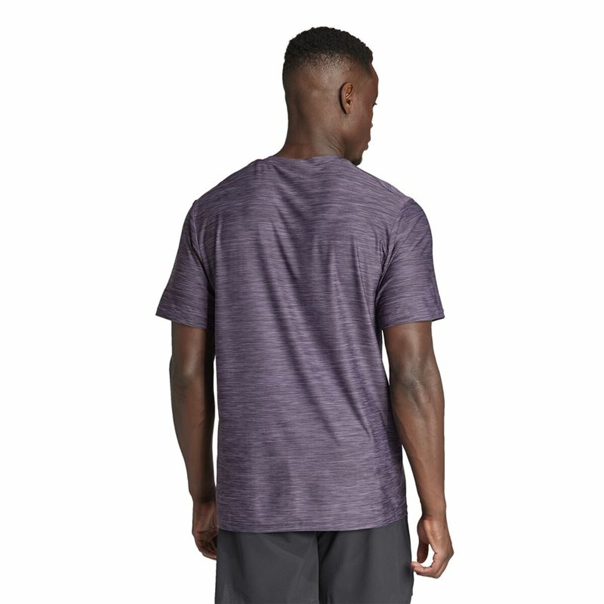 Camiseta de Manga Corta Hombre Adidas Essentials Tr-Es Stretch Morado