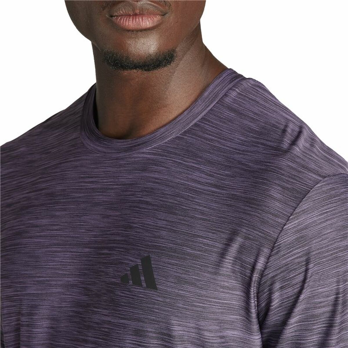 Camiseta de Manga Corta Hombre Adidas Essentials Tr-Es Stretch Morado