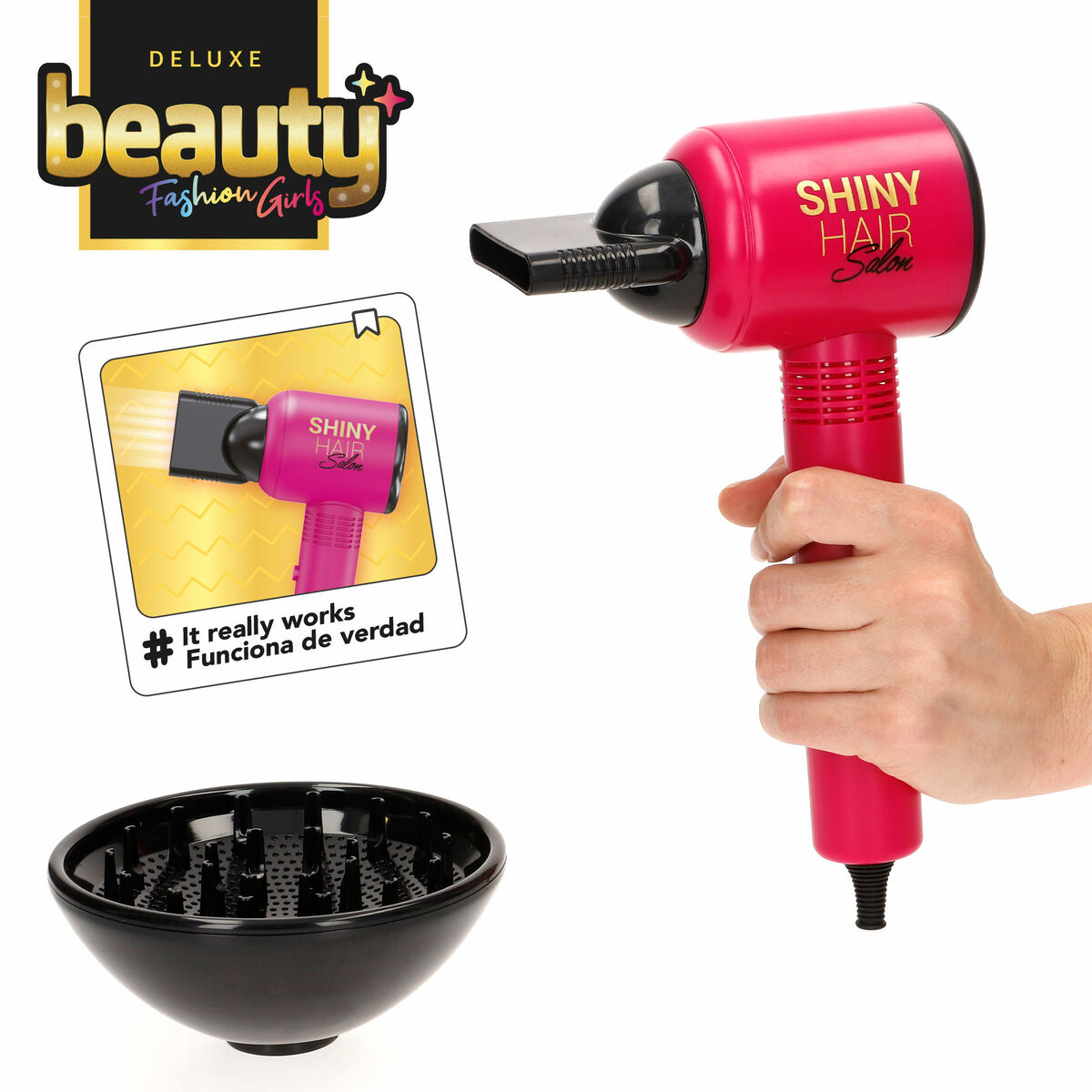 Set de Peluquería Infantil 8 x 22 x 6 cm (6 Unidades)